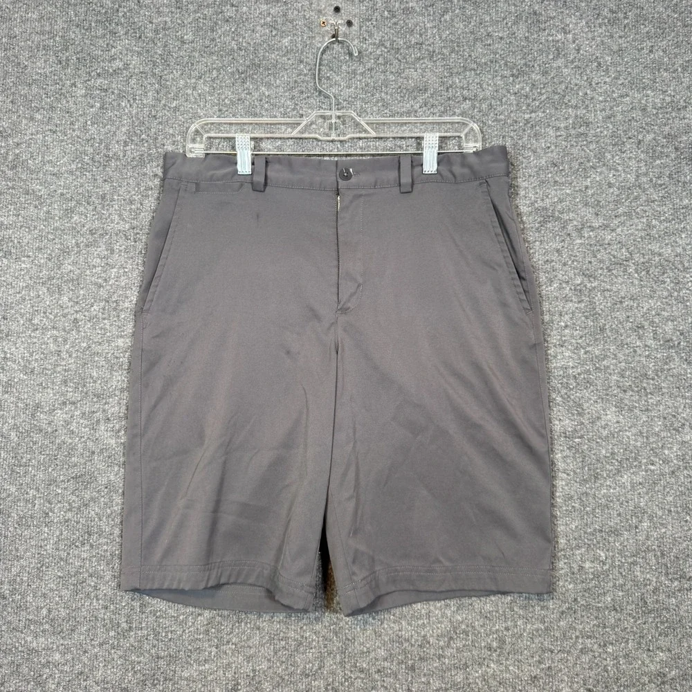 Nike Golf Shorts Mens 32 Gray Casual Flat Front‎ Performance Stretch Flat Front